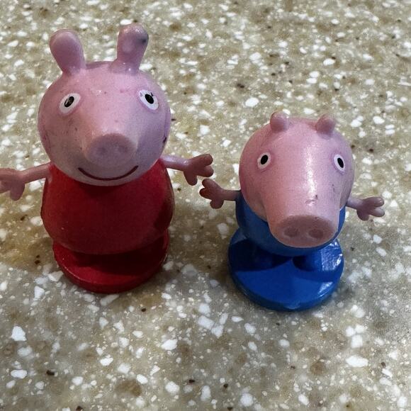 Vintage 2003 Peppa Pig Lot of 9 Mini Figures Hasbro - Picture 4 of 14